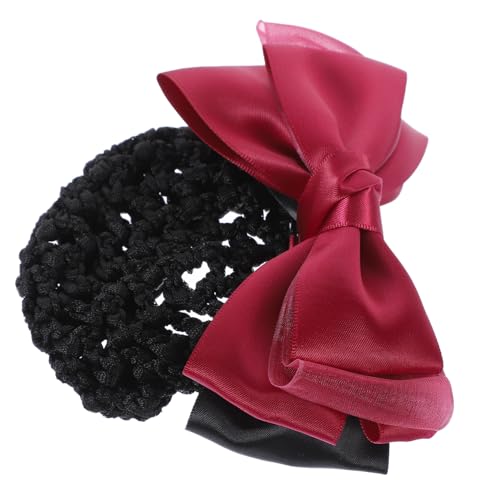 CALLARON 2stücke Haarnetz Mit Schleife Für Atmungsaktive Haarklammern Für Damen Vielseitige Haaraccessoires Für Stewardessen Und Besondere Anlässe von CALLARON