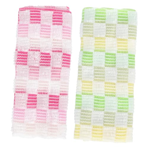 CALLARON 2stücke Netz-badetücher Mit Langen Streifen Zum Massieren Und Peelen Der Haut Für Gründliche Und Schönheitspflege Als Modisches Badzubehör Und Badezimmerbedarf Für von CALLARON