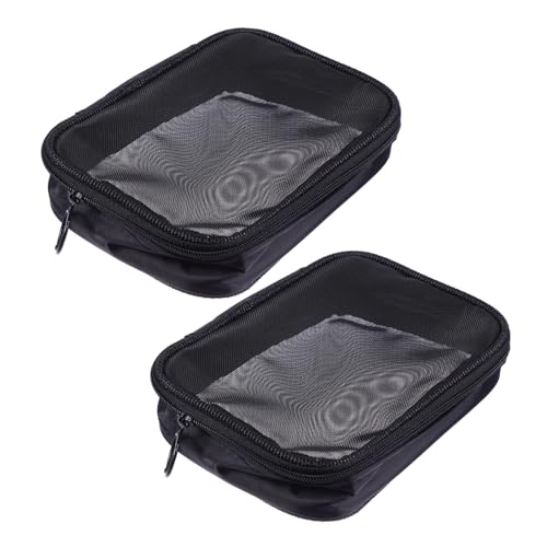 CALLARON 2stücke Mesh Kulturbeutel Reise Tasche Für Kosmetik Und Toilettenartikel Pack Kosmetiktasche Organizer Zum Verstauen Kleiner Gegenstände von CALLARON