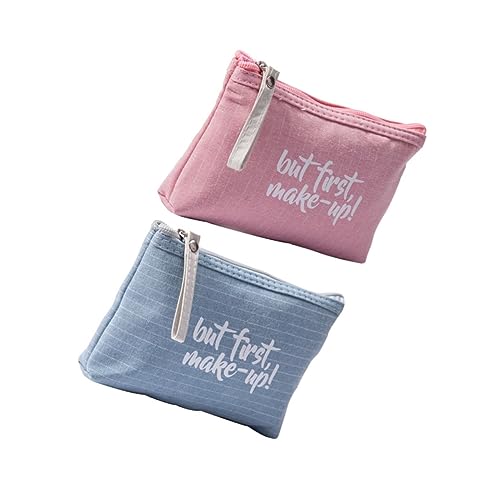 CALLARON 2Stücke Reisekosmetiktaschen Rosa Und Blau Multifunktionale Aufbewahrungstasche Für Kosmetik Und Toilettenartikel Für Damen Und Herren Organizer Für Unterwegs von CALLARON