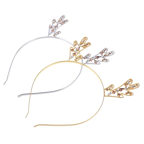 CALLARON 2stücke Weihnachts Geweih Haarreif Glitzernde Antler Stirnbänder Für Damen Und Mädchen Festliches Haarschmuck Für Partys Cosplay Und Feiertagsfeiern von CALLARON