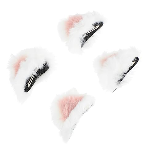 CALLARON 2paare Katzenohren Clip Haarspange Für Halloween Cosplay Party Mädchen Haarschmuck von CALLARON