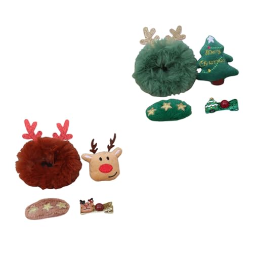 CALLARON 2sätze Weihnachts- Haarspangen Mit -design Für Mädchen Festliche Haarschmuck Für Partys Halloween Und Weihnachten von CALLARON