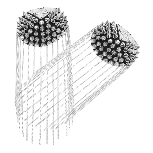 CALLARON 2stücke Vintage Quasten Schulterklappen Epauletten Für Kostüme Punk-style Schulterabzeichen Dekorative Kleidung Für Damen Und Herren Für Partys Und Zeremonien von CALLARON