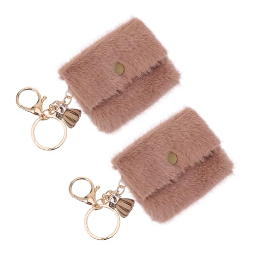 CALLARON 2 Stück Kleiner Schlüsselanhänger Geldbörse Münztasche Schlüsselring Halterung Für Männer Und Frauen Für Reisen Und Täglichen Gebrauch Mit Metallschnalle Und Stilvollem von CALLARON