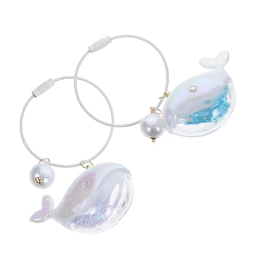 CALLARON 2st Puppe Schlüsselanhänger Essgeschirr Anhängerdekorationen Uhrenarmband-anhänger Hundeunterlagen Federklammer Für Automobilzubehör Handybeuteldekorationen Zubehör Feder Acryl von CALLARON