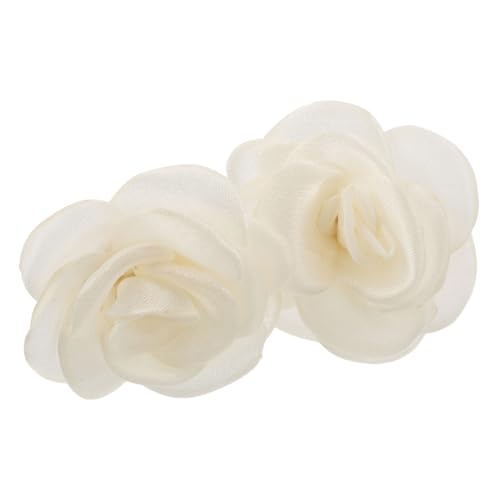 CALLARON 2stücke Blumenclip in Rosenform Abnehmbar Für Schuhdekor Diy-verzierung Für High Heels Und Pantoffeln Blumenschuhclips Zum Anklipsen von CALLARON