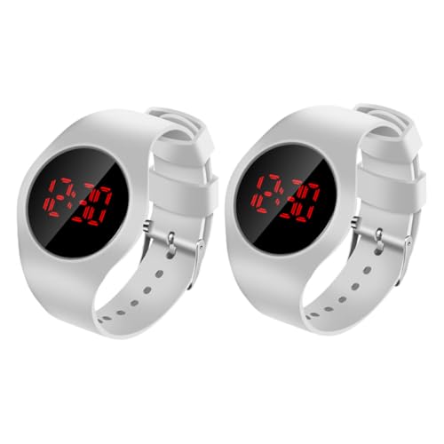 CALLARON 2stücke Digitalarmbanduhr Für Junge Mädchen Mit Led-anzeige Verstellbarem Armband Und Modischem Design Elektronische Uhr Für Studenten CALLARON 2stücke Digitalarmbanduhr Für Junge Mädchen Mit Led-anzeige Verstellbarem Armband Und Modischem Design Elektronische Uhr Für Studenten von CALLARON