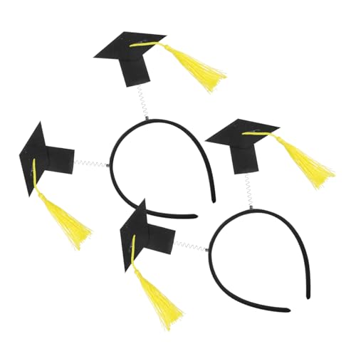 CALLARON 2stücke Doktormütze Haarband Für Abschlussfeier Stilvolle Abschlusskopfbedeckung Einzigartiges Design Und Leicht Für Partys Und Fotoshootings von CALLARON