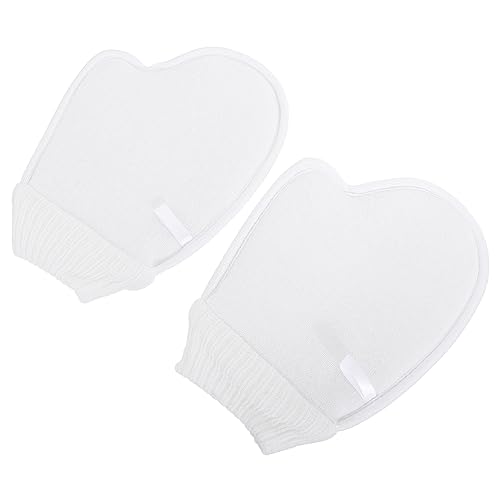 CALLARON 2stücke Duschhandschuhe Aus Luffaschwamm Pack Für Körperpeeling Badetücher Badehandtücher Massagehandschuhe Effektive Kratzen von CALLARON