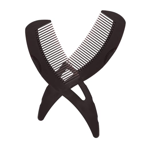 CALLARON 2stücke Kleiner Tragbarer Haarkamm Aus Kunststoff Für Damen Und Herren Entwirrungskamm Mit Hohl Designedem Kamm Für Fettiges Haar Stylingkamm Für Reise Und Alltag von CALLARON