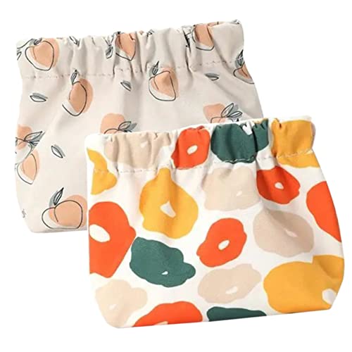 CALLARON 2stücke Kosmetikbeutel Für Damen Make-up-Tasche Aus Sicherem Material Mit Schönem Druck Reise-Aufbewahrungstasche Kosmetik-Tragetasche Für Fitness Und Camping von CALLARON