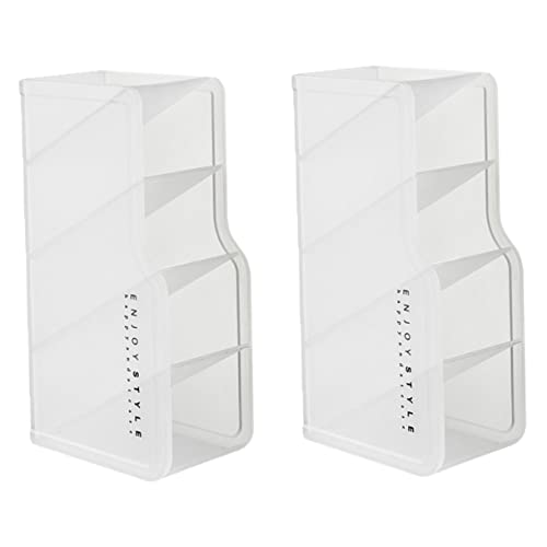 CALLARON 2stücke Lippenstift-displayhalter Makeup Organizer Lippenstifthalter Desktop-halter Lippenstift-display-rack Multigrid Fall Lip Gloss Halter von CALLARON