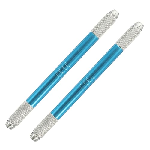 CALLARON 2stücke Microblading Augenbrauenstift Wasserfester Tattoo-stift Für Natürliche Augenbrauen Manuelle Anwendung Für Präzise Augenbrauen-make-up Farbe Blau von CALLARON