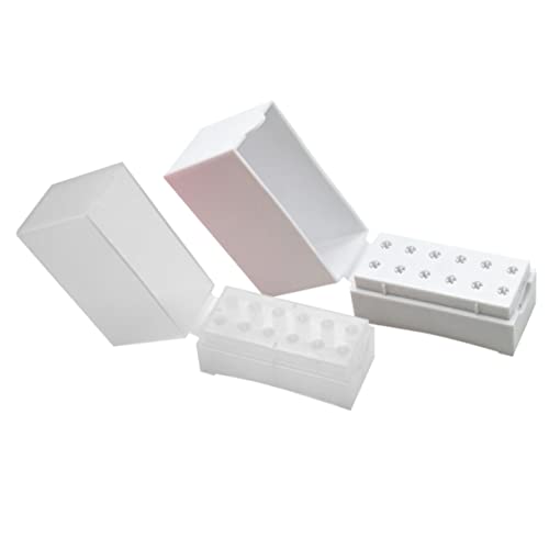 CALLARON 2stücke Nagelbohrerhalter Aufbewahrungsbox Organizer Für Nagelbohrerbits Und Schleifköpfe Box Für Nagelschleifköpfe Lagerung Für Maniküre Zubehör Geeignet Für Salon Und von CALLARON