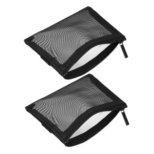 CALLARON 2stücke Netztaschen Für Make-up Kleine Kulturbeutel Aus Mesh Make-up-Tasche Zum Organisieren Von Reisen Kosmetiktasche Zum Aufbewahren Von Beauty-produkten Make-up-Organizer Für von CALLARON
