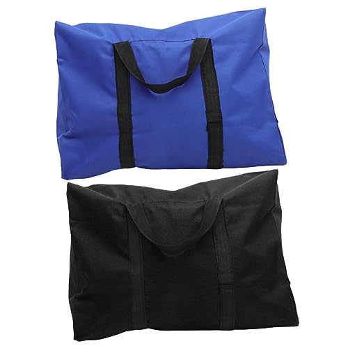 CALLARON 2stücke Aufbewahrungsbeutel Aus Oxford Mit Griffigkeit Für Einfachen Transport Großer Kapazität Für Kleidung Bücher Dokumente Als Umzugstasche Und Reiseaufbewahrungstasche von CALLARON