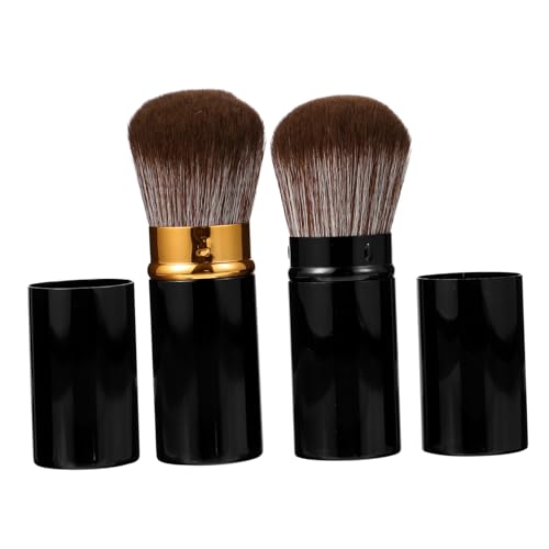 CALLARON 2stücke Pinselset Für Make-up Kosmetikpinsel Tragbar Foundation-pinsel Praktisches Schmink-werkzeug Für Damen Schwarz CALLARON 2stücke Pinselset Für Make-up Kosmetikpinsel Tragbar Foundation-pinsel Praktisches Schmink-werkzeug Für Damen Schwarz von CALLARON