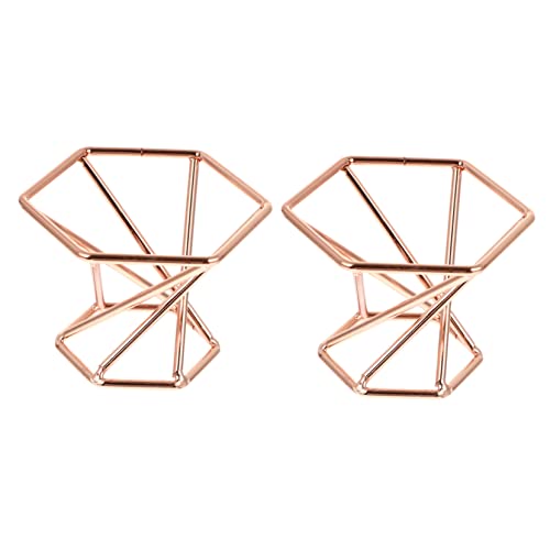 CALLARON 2stücke Puff Halter Eleganter Powder Puff Ständer Für Make-up Schwämme Für Aufbewahrung Und Trocknung Gold Design Praktischer Make-up Organizer Für Und Mädchen von CALLARON