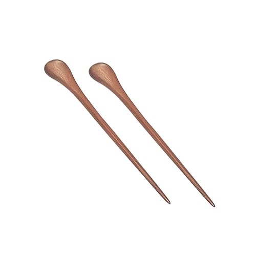 CALLARON 2stücke Retro Holz Haarnadeln Vintage Haarspangen Aus Sandelholz Filigrane Hochsteckfrisur Haareinsätze Für Frauen Und Mädchen Langlebiges Haar-accessoire Mit Traditionellem von CALLARON