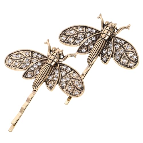 CALLARON 2stücke Retro Libellen Haarspangen Stilvolle Haarnadeln Dekorativer Haarschmuck Für Mädchen Party Accessoires von CALLARON