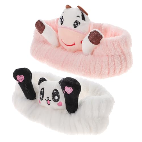 CALLARON 2stücke Schöne Haarbänder Dekorative Stirnbänder Make-up-haarreifen Tier-stirnbänder Weiblicher Kopfschmuck Aus Hochwertigem Fleece-material Leicht Lichtecht Und CALLARON 2stücke Schöne Haarbänder Dekorative Stirnbänder Make-up-haarreifen Tier-stirnbänder Weiblicher Kopfschmuck Aus Hochwertigem Fleece-material Leicht Lichtecht Und von CALLARON