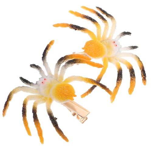 CALLARON 2stücke Spider Haarklammern Für Halloween Mädchen Haarspangen Mit Modischem Spinnen-design Leicht Und Strapazierfähig Für Kostümpartys Und Tägliche Outfits von CALLARON