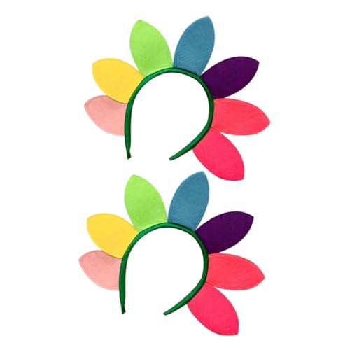 CALLARON 2stücke Stirnbänder Für Frauen Und Mädchen Leicht Und Angenehm Zu Tragen Für Partys Festivals Und Kostüme Geeignet in Verschiedenen Farben Und Mustern Erhältlich von CALLARON