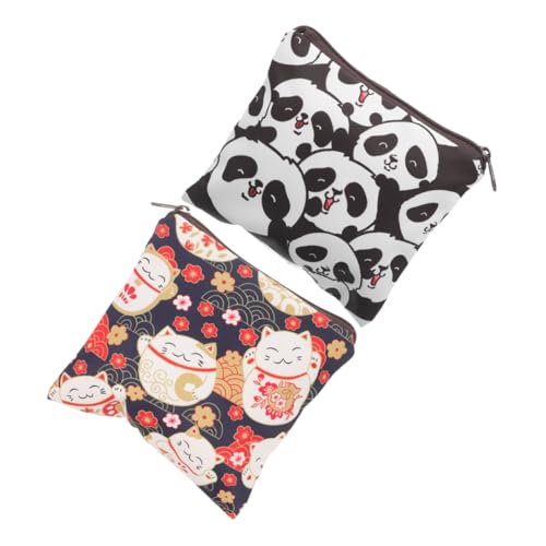 CALLARON 2stücke Süße Aufbewahrungstasche Für Damenbinden Wasserdichter Organizer Für Hygieneartikel Für Schule Reisen Und Alltagsbedarf Cartoon-Design Leicht Und Tragbar von CALLARON