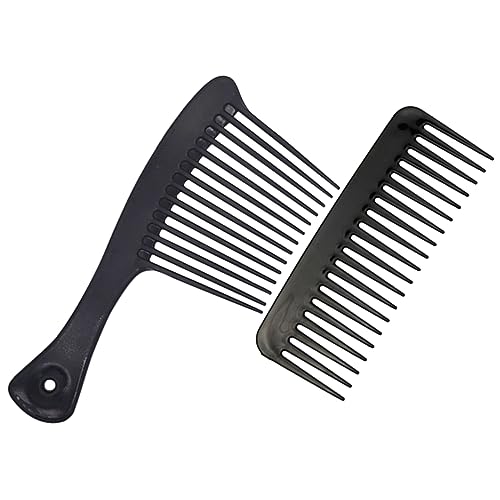 CALLARON 2stücke Teiliges Breiter Zahnkämme Für Damen Hochwertige Haarstyling Und Schneidekämme Für Lockiges Und Haar Langlebig Und Antistatisch Für Professionellen Und Privaten von CALLARON
