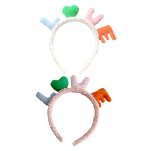 CALLARON 2stücke Teiliges Junge Mädchen Haarreif Mit Love-muster Schönes Dekoratives Stirnband Für Mädchen Für Partys Fotografie Und Besondere Anlässe von CALLARON