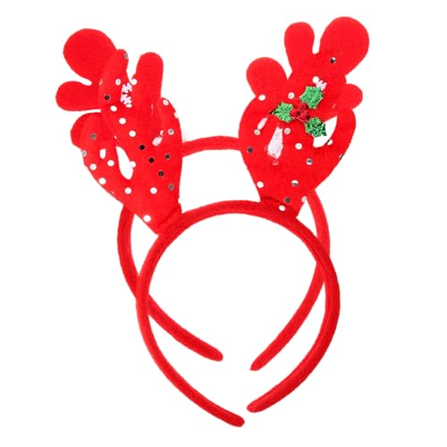 CALLARON 2stücke Weihnachts- -haarreif Mit -antlers Festlicher Haarschmuck Für Erwachsene Accessoires Für Weihnachtsfeiern Und Feiertagskostüme von CALLARON