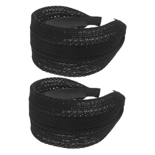 CALLARON 2stücke -stirnbänder Rutschfeste Atmungsaktive Haarschmuck Für Damen Und Mädchen Waschen Gesichts Boho-style von CALLARON