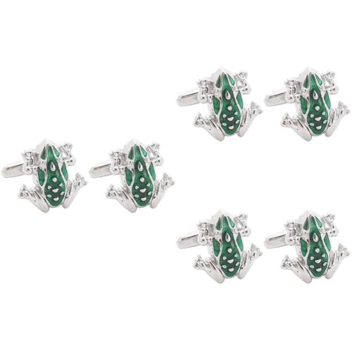 CALLARON 3 Paar Manschettenknöpfe Mit Froschmotiv Manschettenknöpfe Für Verheiratete Menschen Froschschmuck Personalisierte Manschettenknöpfe Für Männer Herrenmanschettenknöpfe Coole CALLARON 3 Paar Manschettenknöpfe Mit Froschmotiv Manschettenknöpfe Für Verheiratete Menschen Froschschmuck Personalisierte Manschettenknöpfe Für Männer Herrenmanschettenknöpfe Coole von CALLARON