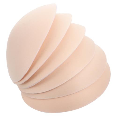 CALLARON 3 Paare Olivfarbenes BH-pad Sport Unter Outfit-BH Push-up-Bandeau-BH Komfort-BHS Push-up-BH-Pads Ersatzeinsätze Dessous-Band Yoga-top Gestrickter Stoff Aus Milchseide Jacke Runden von CALLARON