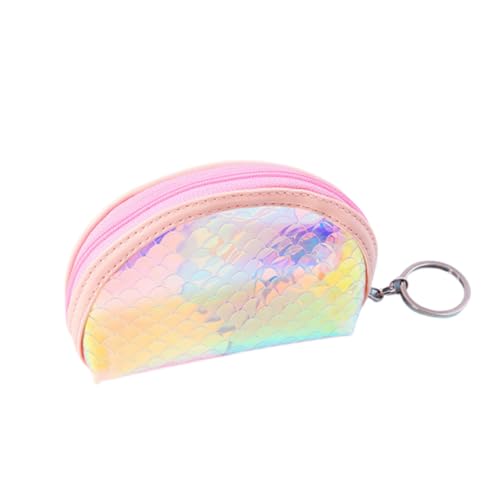 CALLARON 3 STK holografische Geldbörse Schminktasche klein für die Handtasche Geldbörsen Kosmetiktasche Make-up-Taschen TPU-Brieftasche Portemonnaie Reißverschluss Münzbeutel Fräulein von CALLARON