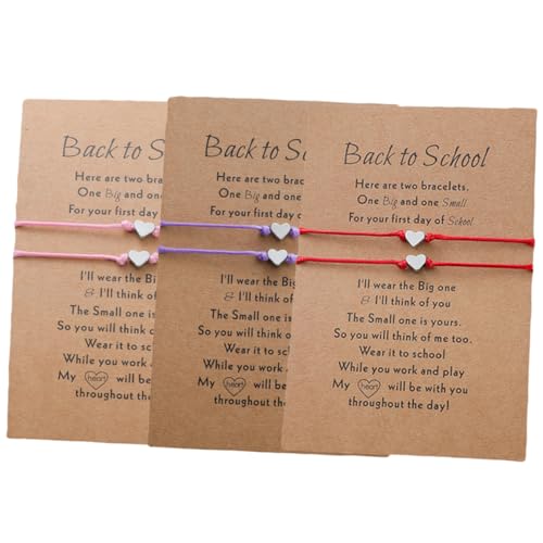 CALLARON 3 Sätze Armband-Kartenset Armbänder Ringe für Frauen Mädchen Schmuck Bausätze rolf zuckowski weihnachten weingeschenke weihnachten mama tag Armband weben Tochter-Accessoire Papier von CALLARON