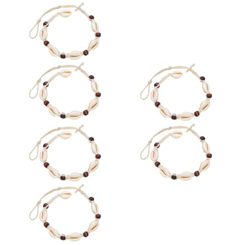 CALLARON 3er-Sets Fußkettchen Im Muschel-Stil Für Frauen Ethnische Armbänder Fußkette Strand-fußkette Für Ihre Liebsten 2 Stück * 3 von CALLARON