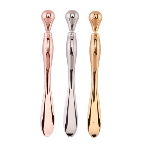 CALLARON 3 Stück Augenmassagegerät sanft Gesichts- Augencremestift Make-up-Versorgung Gesichtscreme Löffel für Augencreme Mini-Make-up-Löffel Augencreme Löffel Kosmetiklöffel von CALLARON