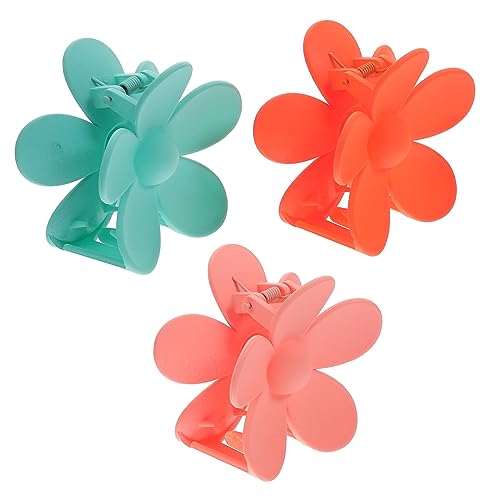 CALLARON 3stücke Blumenhaarspangen Mit Blumenmotiv Haarklammern Für Frauen Und Mädchen Blumenklammern Fürs Haar Blumenhaarklammern Aus Kunststoff Blumenhaar-accessoires Für Partys Und von CALLARON
