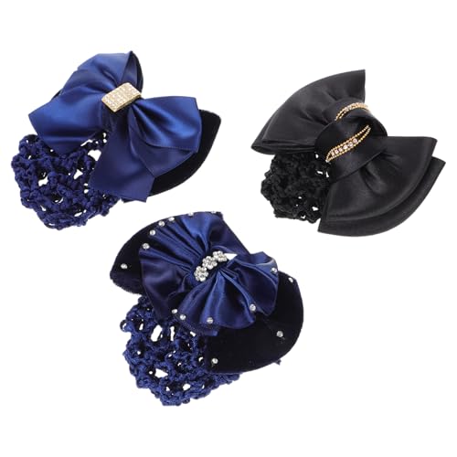 CALLARON Elegantes Haarspangennetz Mit Schleife Für Damen Haarknoten-abdeckung Hotel-uniform-zubehör von CALLARON