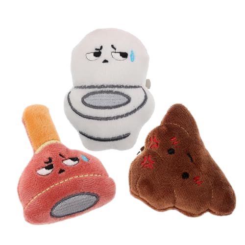 CALLARON 3stücke Plüsch-haarspangen Für Mädchen Flauschige Haar-accessoires Für Entzückende Haarklammern Für Frauen Cartoon-plüschbrosche Und Haarspange Multifunktionales Design Als von CALLARON