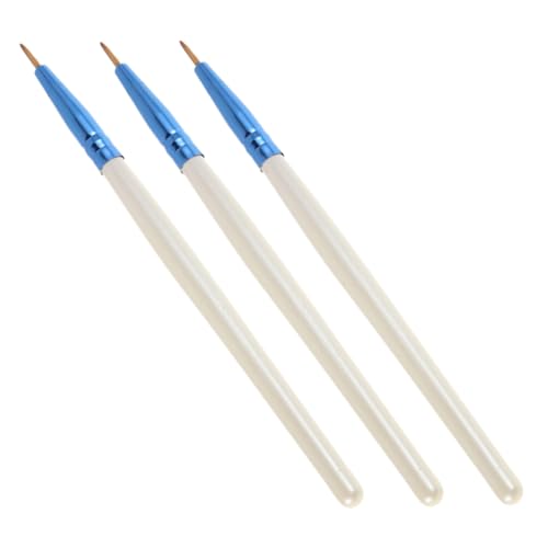 CALLARON 3 Stück Teiliges Eyeliner Pinselset Ultrafein für Präzises Augen Make Up Vielseitig Einsetzbar für Eyeliner Concealer und Lidschatten für Aegyosal und Professionelle Anwendung von CALLARON