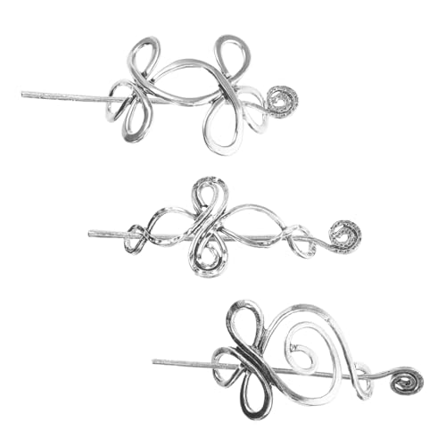 CALLARON 3 Stück Teiliges Vintage Wikinger Haarnadel aus Legierung Traditionelle Chinesische Haarnadeln für Damen Schnelles Styling für Brautfrisuren Updo Chignon Party Handgefertigte Hohl CALLARON 3 Stück Teiliges Vintage Wikinger Haarnadel aus Legierung Traditionelle Chinesische Haarnadeln für Damen Schnelles Styling für Brautfrisuren Updo Chignon Party Handgefertigte Hohl von CALLARON