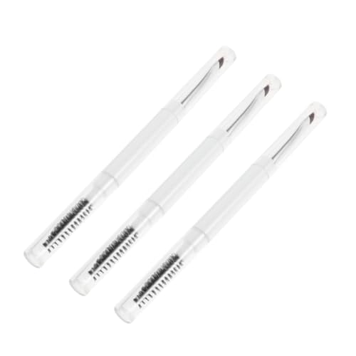 CALLARON 3 Stück Tragbarer Make-up-pinsel Augenbrauen-concealer-pinsel Brauenbürsten Für Augenbrauen Professionelle Lidschattenpinsel Lidschatten Bürsten Weiß Polyesterfaser von CALLARON