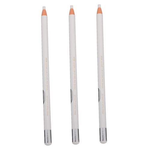 CALLARON 3 Stück weißer Eyeliner white eyeliner wasserfester eyeliner Augenstift für Highlighting Augenbrauenstift Bleistift Highlighter-Make-up-Stift liegender Seidenraupenstift Ozokerit von CALLARON