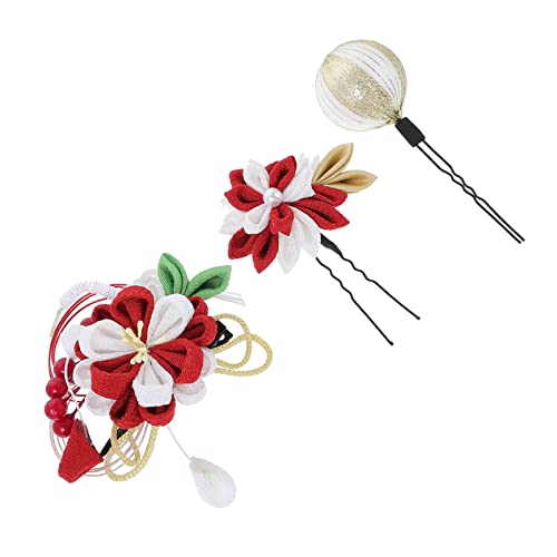 CALLARON 3 Stücke Haar Clips Mode Haarnadeln Traditionelle Kopfschmuck für Partys Handgemachte Haarschmuck Haar Accessoires für Mädchen von CALLARON