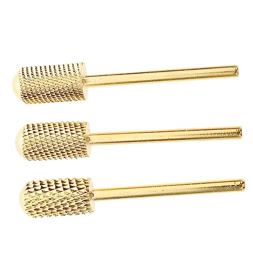 CALLARON 3 Stücke Nagelbohrer Satz Hartmetall Nagelfräser für Maniküre Ergonomisch Hautschonend für Mädchen Nagelpflege Zubehör von CALLARON