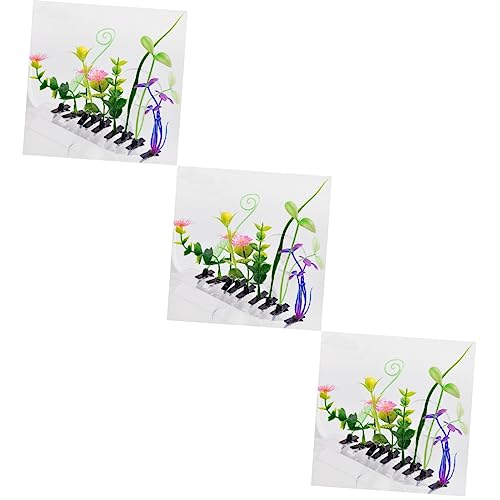 CALLARON 30 Stck Teiliges Damen Haarschmuck Blüten Haarspangen aus Langlebigem Pe Attraktive Gras Designs Geeignet für Frauen Mädchen Zufälliges Muster Vielseitig Tragbar von CALLARON