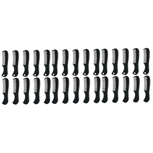 CALLARON 30 Stck Teiliges Herren Bartkamm Handpolierte Mini Bart und Pocket Kämme mit Abgerundeten Zähnen Rutschfestes Design Langlebig und zur Haut für Styling und Pflege Unterwegs von CALLARON